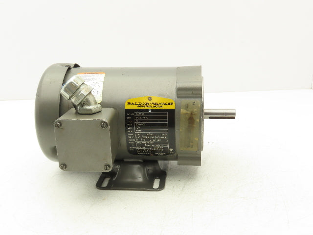 Baldor CM3538 AC Motor .5Hp 1725 RPM 230/460V 3PH 56C TEFC 5/8"Shaft
