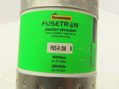 Bussman FRS-R-350 Fusetron Dual Element Time Delay Fuse 350A 600VAC Lot of 3