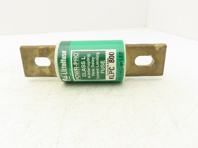 Littelfuse KLPC 800 Powr-Pro 800A Fuse Hi-Interrupting Time Delay 600VAC
