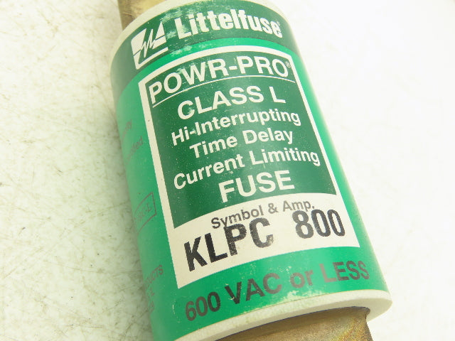 Littelfuse KLPC 800 Powr-Pro 800A Fuse Hi-Interrupting Time Delay 600VAC