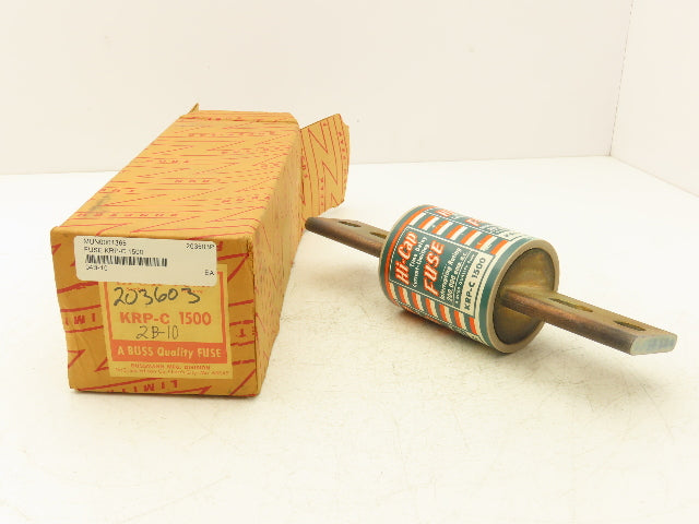 Bussmann KRP-C 1500 Hi-Cap 1500A Fuse Time Delay Current Limiting 600V