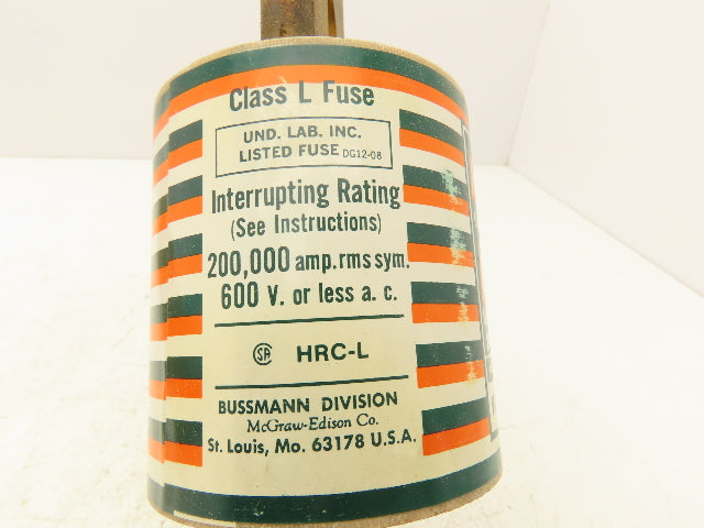 Bussmann KRP-C 2000 HI-Cap 2000A Fuse Time Delay Current-Limiting 600VAC