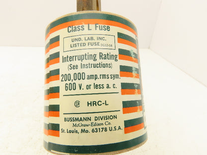 Bussmann KRP-C 2000 HI-Cap 2000A Fuse Time Delay Current-Limiting 600VAC