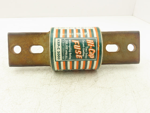 Bussmann KRP-C 2000 HI-Cap 2000A Fuse Time Delay Current-Limiting 600VAC