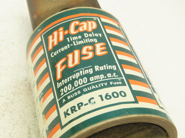 Bussmann KRP-C 1600 Hi-Cap 1600A Fuse Time Delay Current Limiting 600V