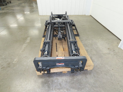 Baoli 0015T04700 Forklift Mast Class II 3 Stage 3 Lever 185" Lift 3260lbs KBET18