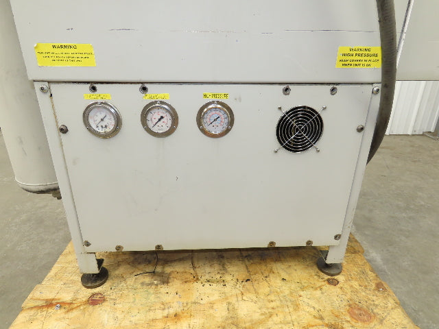 Chip Blaster Coolant Filtration Oil Separator High Pressure Pump 50 Gal Tank