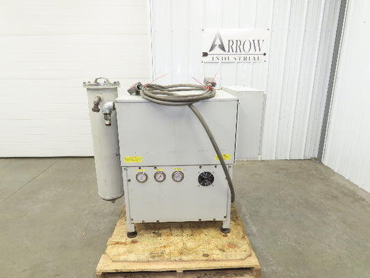 Chip Blaster Coolant Filtration Oil Separator High Pressure Pump 50 Gal Tank