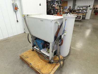 Chip Blaster Oil Separator Coolant Filtration High Pressure Pump 50 Gal Tank