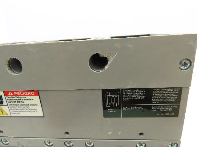 Siemens JXD63B400 Circuit Breaker 400A 3 Pole 3PH 600V Type JXD6-A Magnetic Adj