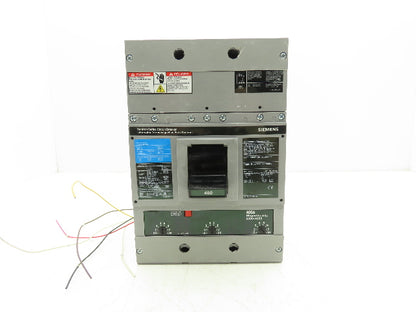 Siemens JXD63B400 Circuit Breaker 400A 3 Pole 3PH 600V Type JXD6-A Magnetic Adj