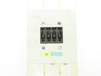 Siemens 3RT1056-6AF36 Motor Starter Contactor 185A 400VAC 120V Coil 3P 2NO+2NC