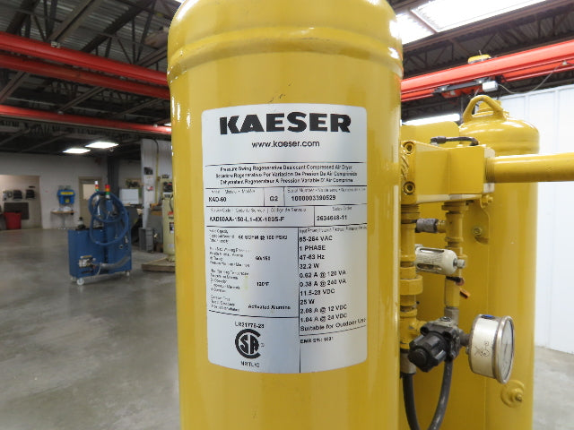Kaeser KAD-60 Regenerative Desiccant Compressed Air Dryer 60CFM 1" Inlet 120V