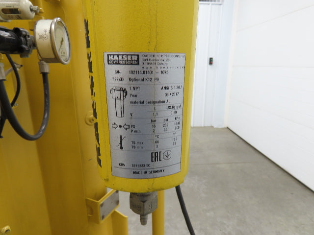 Kaeser KAD-60 Regenerative Desiccant Compressed Air Dryer 60CFM 1" Inlet 120V