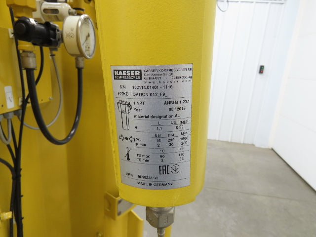 Kaeser KAD-60 Regenerative Desiccant Compressed Air Dryer 60CFM 1" Inlet 120V