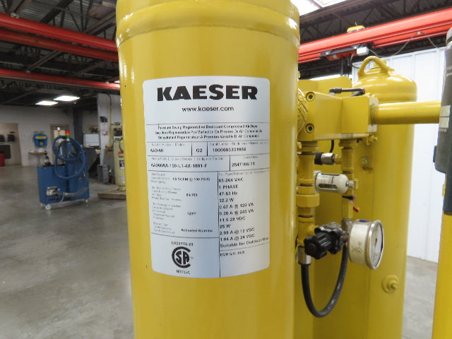 Kaeser KAD-60 Regenerative Desiccant Compressed Air Dryer 60CFM 1" Inlet 120V