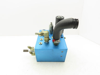 Caterpillar 211298BA Forklift Hydraulic Manifold Block Removed From NRR40