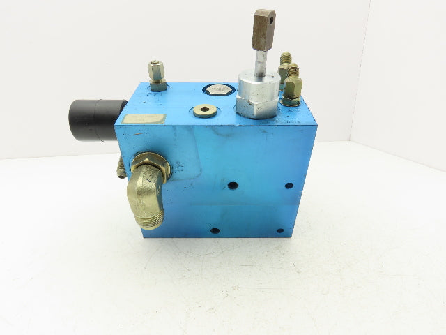 Caterpillar 211298BA Forklift Hydraulic Manifold Block Removed From NRR40