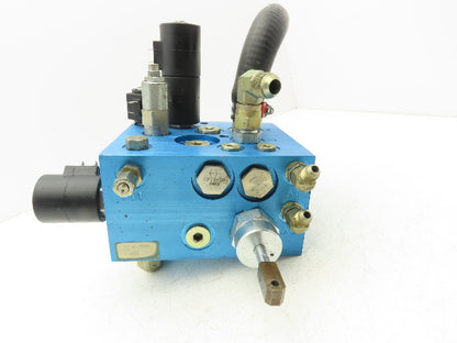 Caterpillar 211298BA Forklift Hydraulic Manifold Block Removed From NRR40