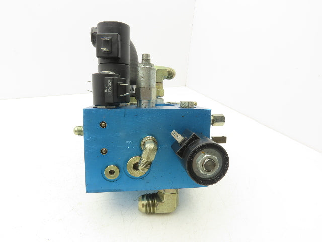 Caterpillar 211298BA Forklift Hydraulic Manifold Block Removed From NRR40
