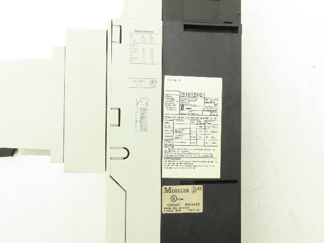 Eaton NZM N3-AEF Molded Case Circuit Breaker 690V 250A NZM3 Frame Side Actuated