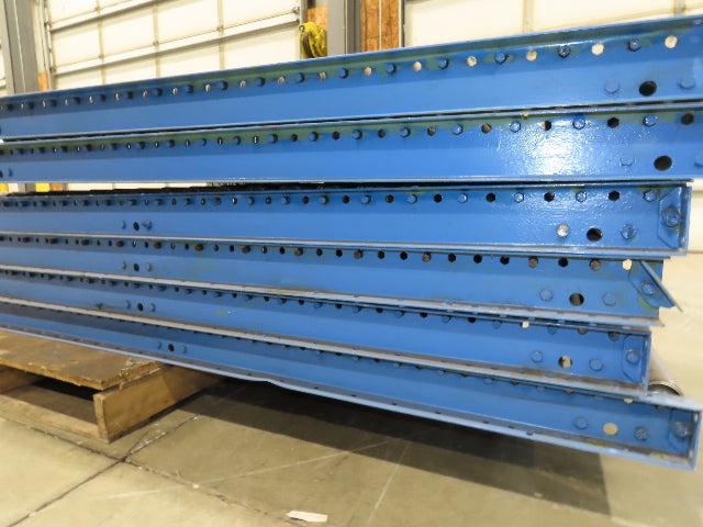 34" Gravity Conveyor 2.5" Roller 31"BF 6-Sections 50'L 16.5"-23.5"H Legs