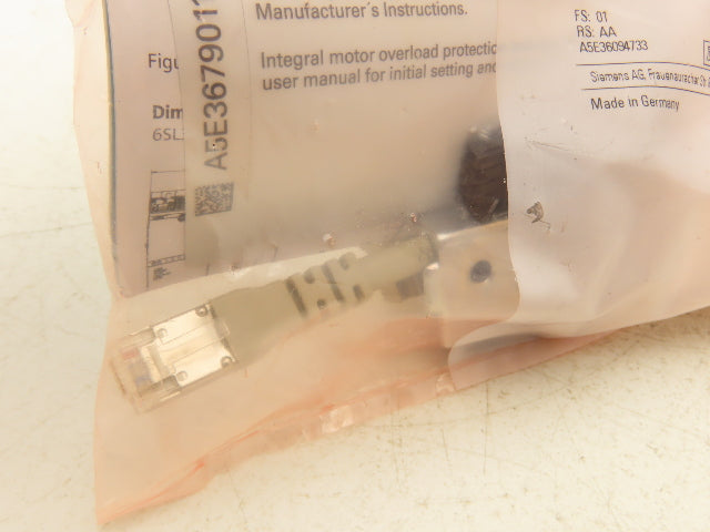 Siemens 6SL3120-1TE21-8AD0 SINAMICS Servo Drive Single Motor Module 400V 3Ph 18A