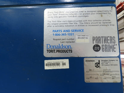 Donaldson DMC-C Torit Dryflo Mist Dust Collector 1070 CFM 3HP 230/460V 3PH