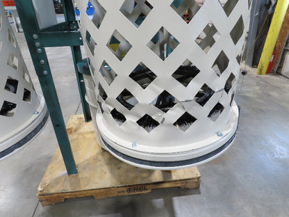 Grizzly G0601 Cyclone Dust Collector Dual Bag Filter 5Hp 3PH 2184 CFM 55Gal