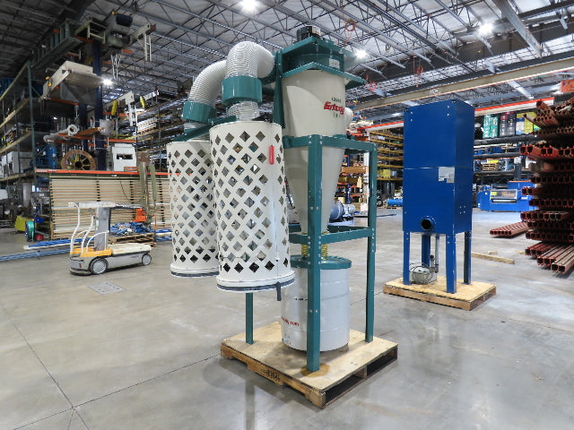 Grizzly G0601 Cyclone Dust Collector Dual Bag Filter 5Hp 3PH 2184 CFM 55Gal