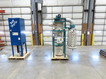 Grizzly G0601 Cyclone Dust Collector Dual Bag Filter 5Hp 3PH 2184 CFM 55Gal