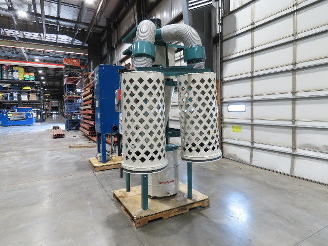 Grizzly G0601 Cyclone Dust Collector Dual Bag Filter 5Hp 3PH 2184 CFM 55Gal