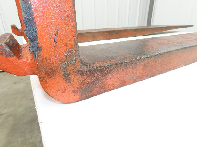 Cascade 7252069 5.75 X 53" Class 3 Steel Forklift Forks 20" Carriage 1-Pair