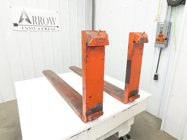 Cascade 7252069 5.75 X 53" Class 3 Steel Forklift Forks 20" Carriage 1-Pair
