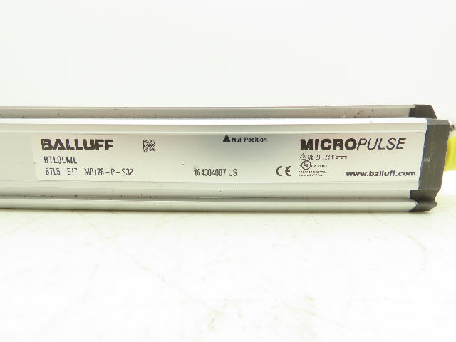 Balluff BTL5E17M0178PS32US MicroPulse Linear Position Transducer 178mm Range