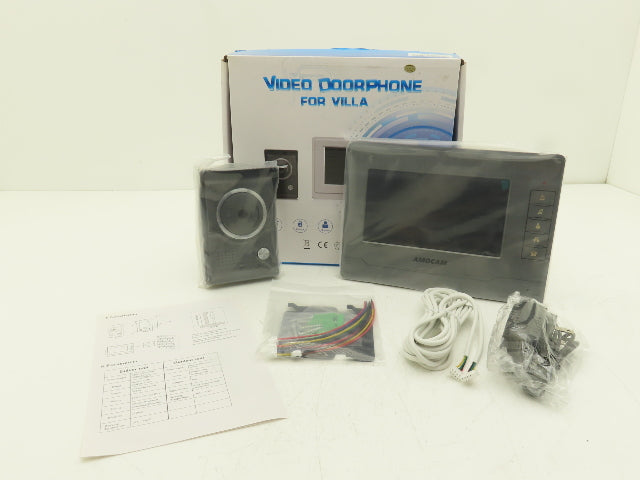 Amocam V70N Video Doorphone for Villa Wired Doorbell Camera Intercom 7" Screen