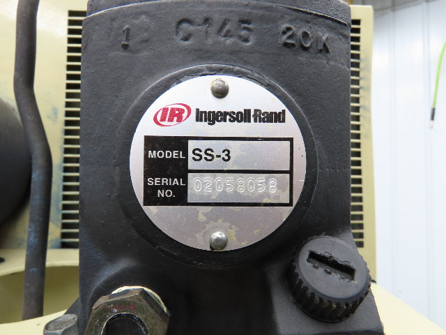 Ingersoll Rand SS3L3 Reciprocating Air Compressor 10.3 CFM 3 HP 230V 1Ph 60 Gal