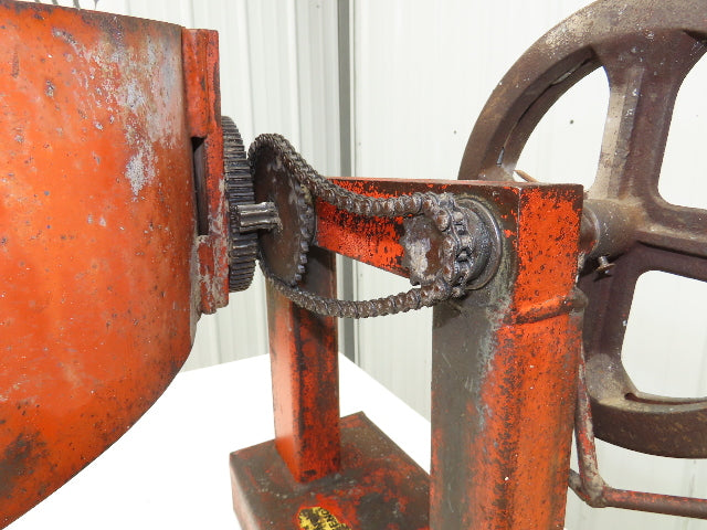 Wesco Drum Lifter 1400 lb 55 gal Barrel Fork Pockets Chain Wheel Tipper