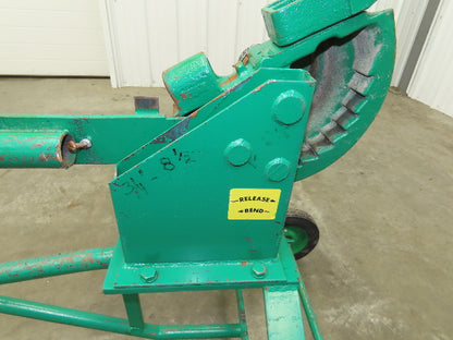 Greenlee 1800 Rigid Conduit Bender Manual 1/2" | 3/4" | 1" Pipe IMC Rigid Shoe
