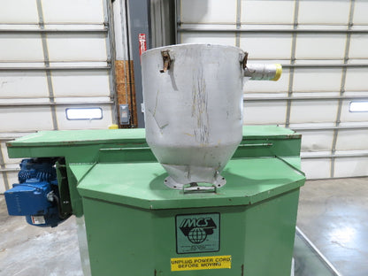 IMCS Batch Mixer Screw Auger Blender Injection Molding 30 Cu/Ft Tank 7.5Hp 460V