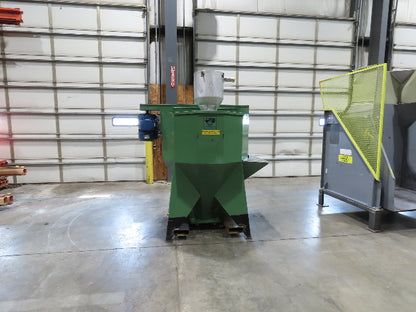 IMCS Batch Mixer Screw Auger Blender Injection Molding 30 Cu/Ft Tank 7.5Hp 460V