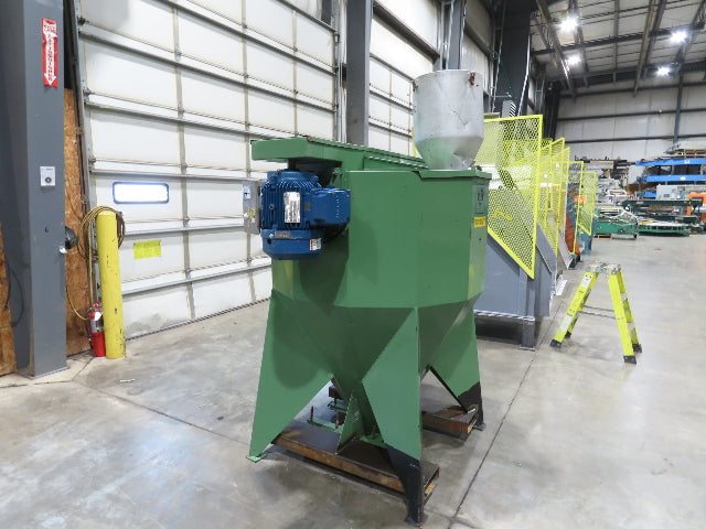 IMCS Batch Mixer Screw Auger Blender Injection Molding 30 Cu/Ft Tank 7.5Hp 460V