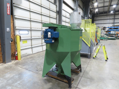 IMCS Batch Mixer Screw Auger Blender Injection Molding 30 Cu/Ft Tank 7.5Hp 460V