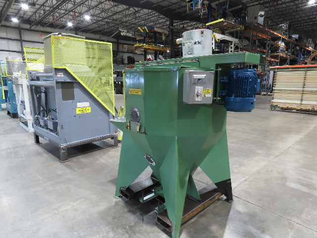 IMCS Batch Mixer Screw Auger Blender Injection Molding 30 Cu/Ft Tank 7.5Hp 460V