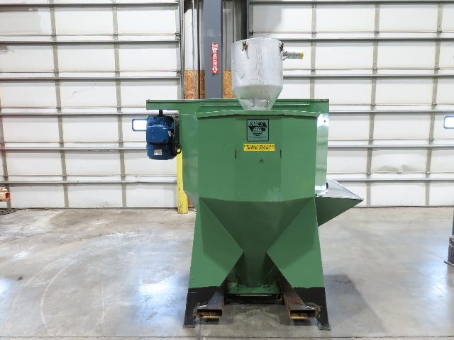 IMCS Batch Mixer Screw Auger Blender Injection Molding 30 Cu/Ft Tank 7.5Hp 460V