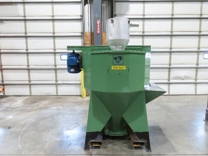 IMCS Batch Mixer Screw Auger Blender Injection Molding 30 Cu/Ft Tank 7.5Hp 460V