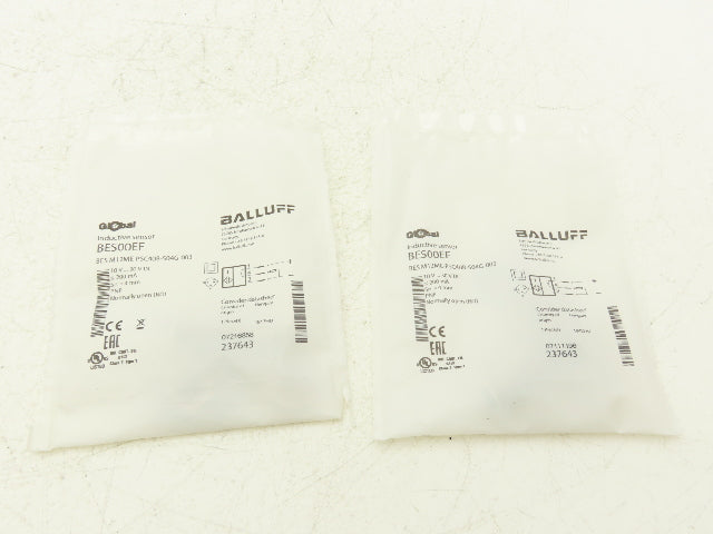 Balluff BES M12ME-PSC40B-S04G-003 Inductive Proximity Sensor 30VDC M12 Lot of 2