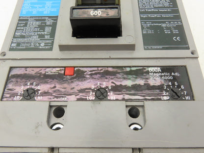 Siemens LXD63B600 Sentron Circuit Breaker 600V 3 Pole 600A