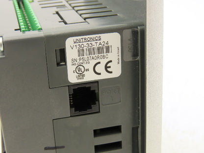Unitronics V130-33-TA24 Vision 130 Micro PLC Programmable Logic Controller HMI