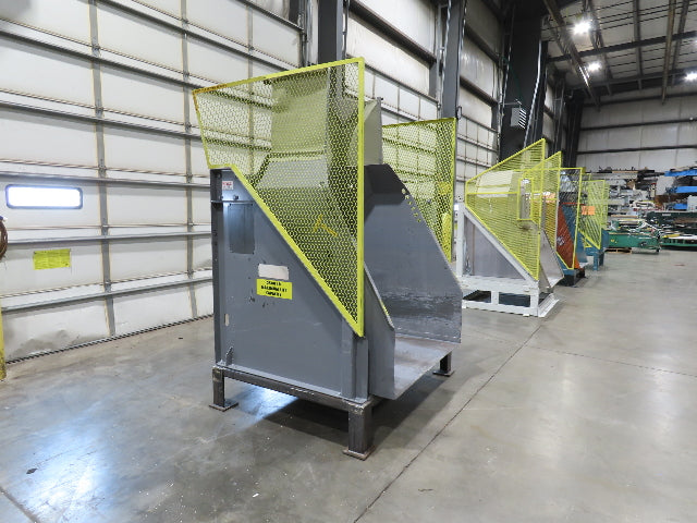 Hydraulic Tote Dumper Gaylord Box Tipper 48x40" 2500Lb 1.5Hp 460V 3PH